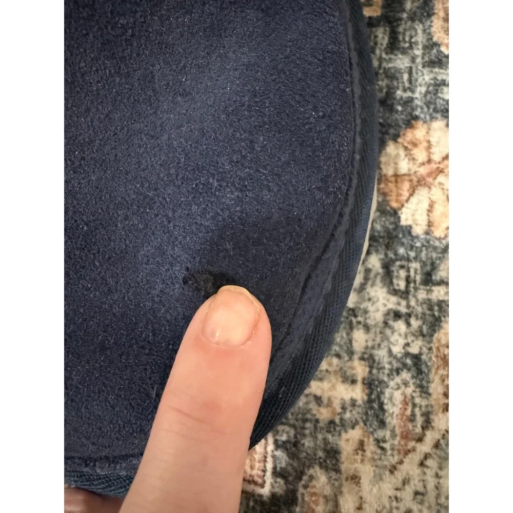 UGG Neumel Corduroy‎ Navy Blue Suede Ankle Boots Mens 8 1114196